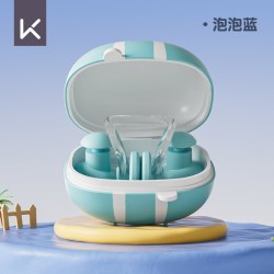 Keep 耳塞鼻夹儿童游泳防进水专业防呛洗澡防水神器不隔音必备套装