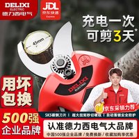 德力西 充电式修枝剪 无刷电机 2.0AH单电 园林剪刀