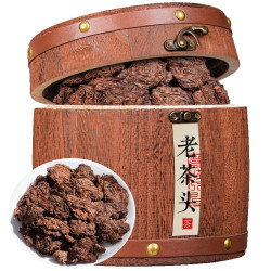 福茗源 老茶头 茶叶陈年普洱茶云南勐海古树醇香散茶木木桶装500g