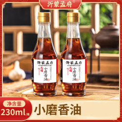 沂蒙孟府正宗小磨香油传统艺制作严选优质白芝麻香味浓郁更营养