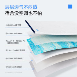 MLILY Air记忆棉床垫 0.8米x1.9米