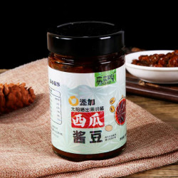 皮皮叫黄豆酱豆正宗安徽特产农家下饭每瓶/240克/1瓶酱豆子熟酱
