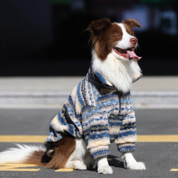 狗狗衣服大型犬边牧金毛拉布拉多羊羔绒外套狗狗秋冬保暖拉链宠物