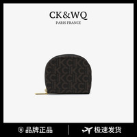 CK &WQ2026新款春夏复古时尚字母印花卡包爆款便携