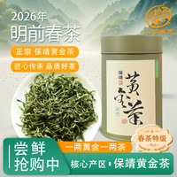 五彩湘西「保靖黄金茶绿茶」一两黄金一两茶2026年明前特级罐装50g
