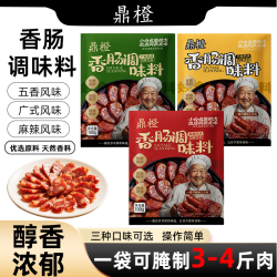 鼎橙 麻辣香肠调料四川广味五香味自制家用灌腊肠香肠调味优选