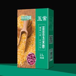 秋水良田东北芸豆玉米碴 农家粗粮 5斤 芸豆玉米粥 新粮产地直发