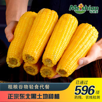 每食安 正宗头茬东北甜代餐8支糯玉米粘玉米粘糯软糯香糯新鲜食用粗粮