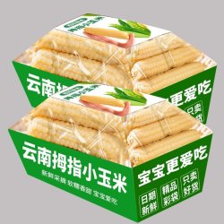云南拇指小玉米傣家版纳香糯小苞米傣家低脂手指玉米早餐非转基因