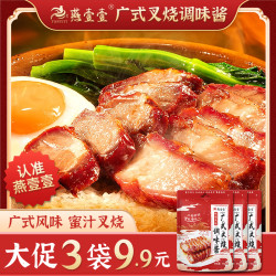 燕壹壹 广式叉烧调味酱家用烧肉酱广式蜜汁烧烤叉烧酱
