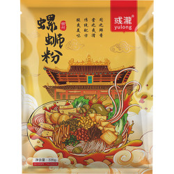 正宗柳州螺蛳粉 潮牌彧瀧黄袋335克螺蛳粉8包 加量嗦粉好吃夜宵