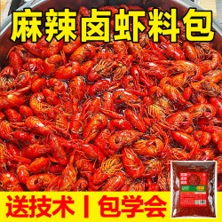 拾翠坊 卤虾料包商用500g麻辣甜辣卤虾调料辣卤小龙虾调味料包
