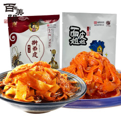 百年美阳 擀面皮306克6送1 实发7袋 陕西特色凉皮