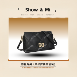 然与纯 金蝴蝶大号丨BF-68369-黑色-轻奢小众时尚百搭女士包sm