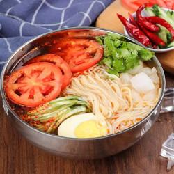 东北正宗朝鲜大冷面厂家直发330克/袋夏日劲道爽口酸甜小麦冷面