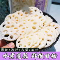 莲藕片清脆300g袋装麻辣烫火锅食材新鲜水煮藕片切片凉拌菜串串香