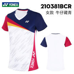 YONEX 女款春夏运动羽毛球服速干短袖T恤210381透气
