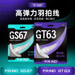 P.R IND GS67羽毛球穿线拍线耐打炫音刚性高磅高弹羽毛球线
