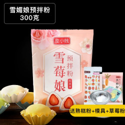 皮小贱 雪媚娘粉300g/500g雪媚娘冰皮甜品烘焙原料预拌粉家用细腻免煮