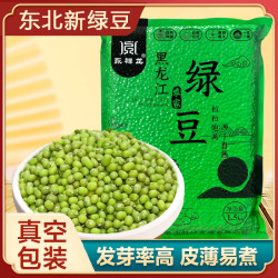 永祥龙 东北农家绿豆新绿豆熬粥炖汤笨绿豆发豆芽营养新鲜绿豆真空包装