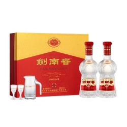 剑南春 水晶剑52度558ml*2瓶浓香型纯粮食白酒礼赠佳品送礼盒装