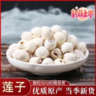湖南白莲子500g去芯莲子新干货饱满精选特产新鲜袋装清香煲汤产品
