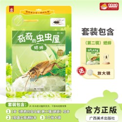 儿童节日生日礼物昆虫绘本科普书籍蟋蟀标本小孩启蒙亲近自然广西美术出版社出版