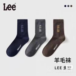 Lee 3双组合装，现在直降，
羊毛混纺材质，秋冬穿鞋不闷汗