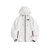 THE NORTH FACE 北面 户外防晒衣 透气速干 白色 S
