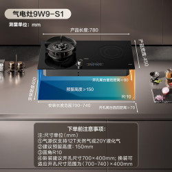 老板 气电灶9W9-S1  12T 5.2kW