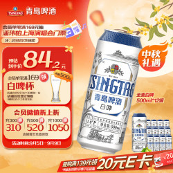 青岛啤酒 白啤 500ml*12听