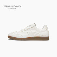 TERRAINCOGNITA 系列  透气百搭抗菌牛皮休闲皮鞋 珍珠白 41