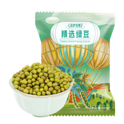 湖上粮仓 当季新粮东北绿豆500g农家新货绿豆汤粥绿豆糕易煮出沙五谷杂粮