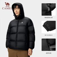 骆驼 抱抱户外羽绒服短款600蓬加厚保暖外套面包服