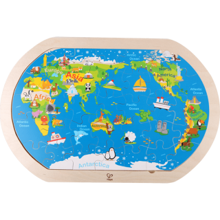 Hape E8311 世界地图拼图