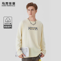马克华菲 100%棉  长袖T恤