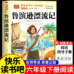 全套4册 快乐读书吧六年级下册必读的课外书正版原著完整版鲁滨逊漂流记汤姆索亚历险记
