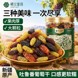 楼兰蜜语 三彩香妃葡萄干 280g 1罐