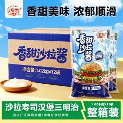 食神 爱香甜沙拉酱 汉堡三明治寿司水果沙拉 家用商用