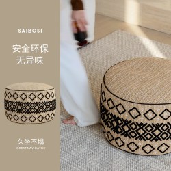 赛波斯 sicily“西西里”假日编织坐墩家用地毯蒲团榻榻米可拆洗