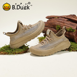 B.Duck 童鞋儿童鞋子春春新款  棕色 22 码 适合脚长13.5-14.0cm