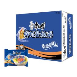 康师傅 鲜虾鱼板面 24袋