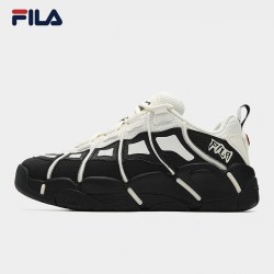 FILA 巴克鞋丨FILA斐乐复古篮球鞋26冬季新款女鞋老爹鞋