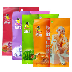 Nuta 纽她无蔗糖压片糖果水果味薄荷含片清新口气陈皮话梅硬糖18g
