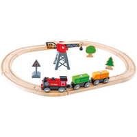 Hape E3731 电动货运火车轨道套装 儿童益智玩具