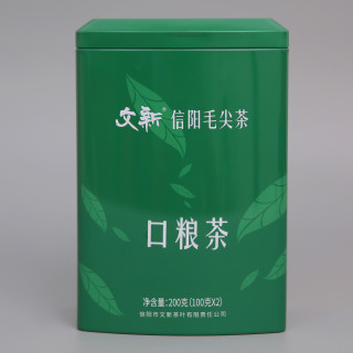 文新 信阳毛尖口粮茶200g实惠茶桶装