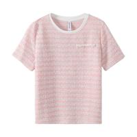 真维斯 JEP 273M08 显瘦休闲 粉红色 M 女士T恤