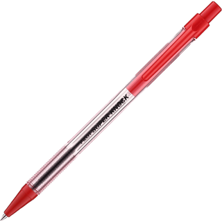 PILOT 百乐 BPK-P 按动式圆珠笔 红色 0.7mm 单支装