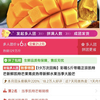 凯特芒 4 人团 6.8 五斤