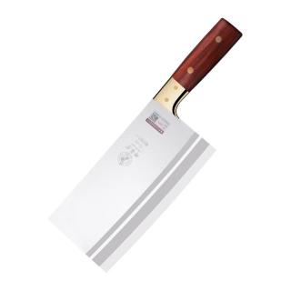 邓家刀 TT-01 不锈钢锻打 铜柄带护手 切片刀